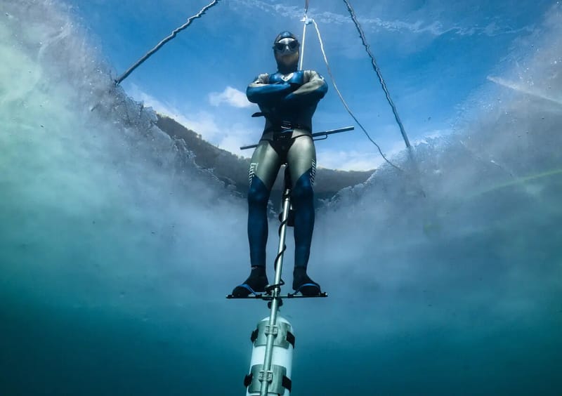Into Icy Depths for a New World Record