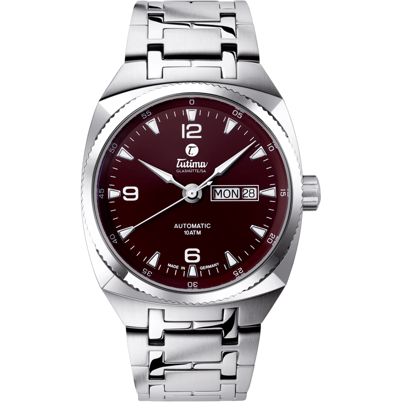 M Automatic Maroon Brown 6121-01