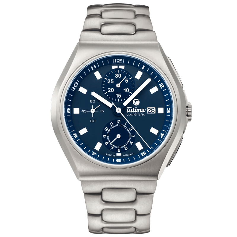 M2 Coastline Chronograph Blue Titanium